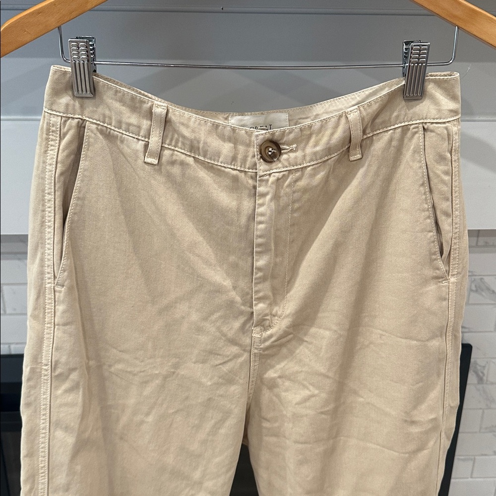 THE GREAT Light Tan Cotton garment dyed chino ranger Trousers pants - Picture 4 of 9
